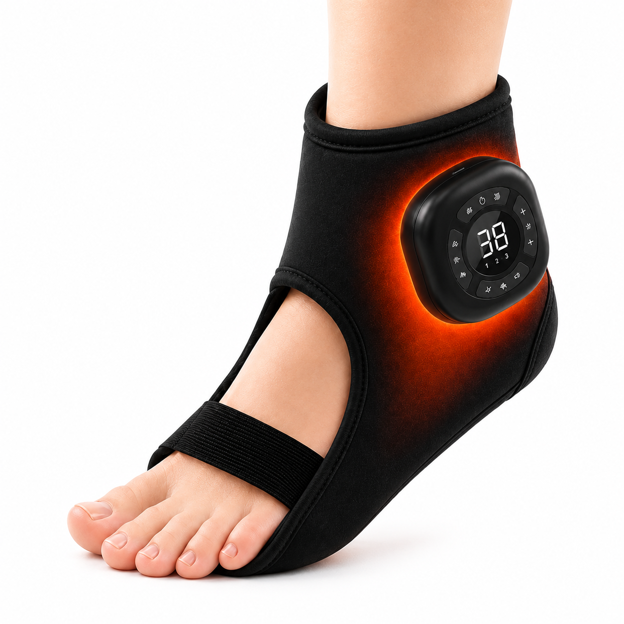 Heated Foot & Ankle Compression Massager