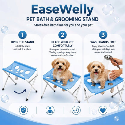 PetEase™ Grooming & Bath Stand