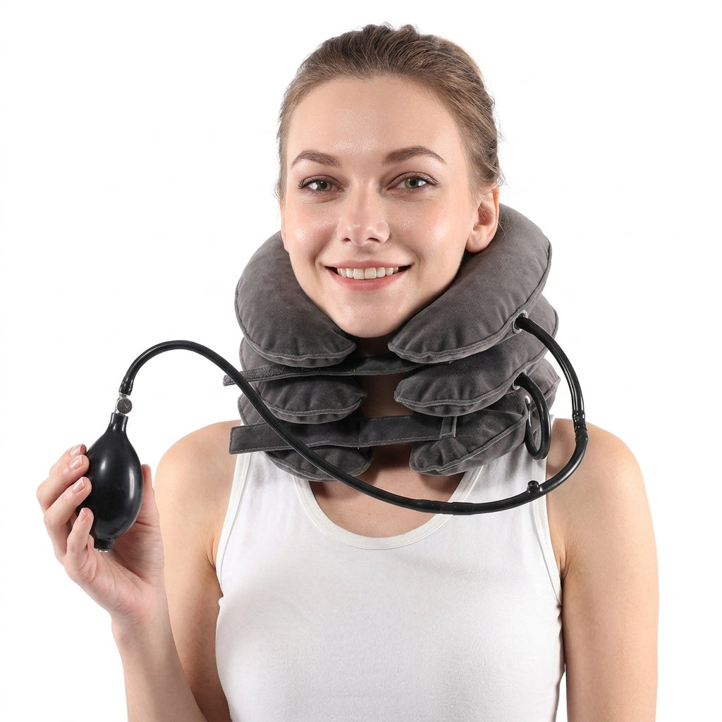 EaseWelly NeckEase™ | Inflatable Neck Stretcher & Cervical Support Collar