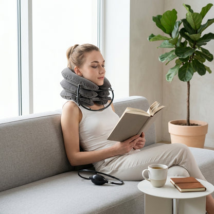 EaseWelly NeckEase™ | Inflatable Neck Stretcher & Cervical Support Collar
